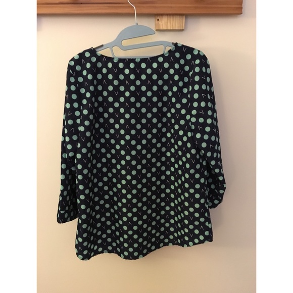 Pixley Medium Navy Blouse - Picture 2 of 4